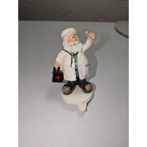 Vintage Santa Stocking Holder Whimsical Doctor